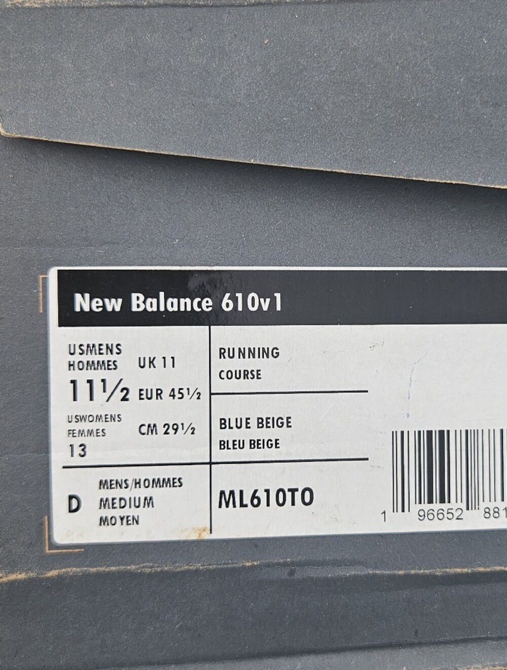 New Balance 610v1 Low "Ocean Haze" - Picture 8 of 9